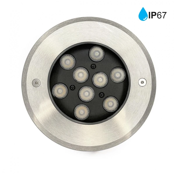 Грунтовий світильник KLOODI KDGL-ZZ160 9W 3K 30D HC - Фото 1