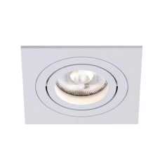 Kloodi KD-BASE SQ92 GU10 WH. Точковий світильник врізний