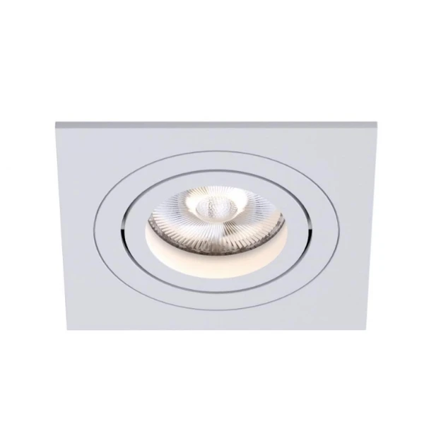 Світильник точковий врізний KLOODI KD-BASE SQ92 GU10 WH - Фото 1