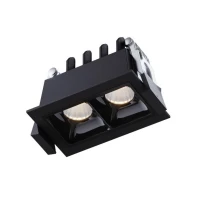 Kloodi KD-024Q 3K BK. Точковий світильник врізний