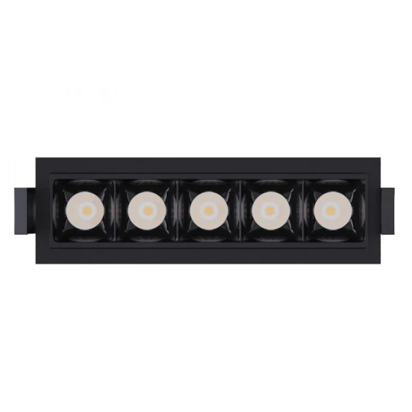 Світильник точковий врізний KLOODI KD-0510Q 3K BK - Фото 2