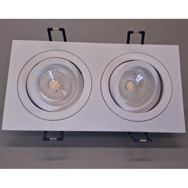 Світильник точковий врізний KLOODI KD-BASE SQ92x175 GU10 WH - Фото 12