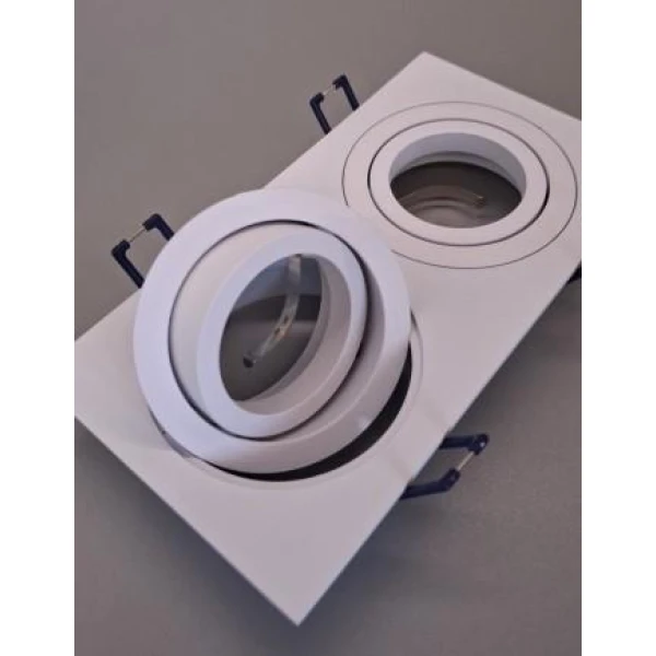 Світильник точковий врізний KLOODI KD-BASE SQ92x175 GU10 WH - Фото 9