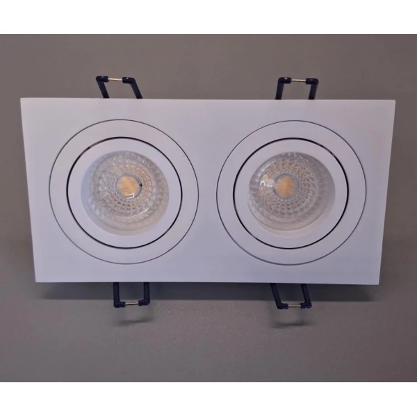 Світильник точковий врізний KLOODI KD-BASE SQ92x175 GU10 WH - Фото 11