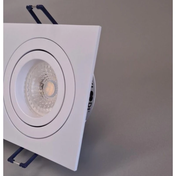 Світильник точковий врізний KLOODI KD-BASE SQ92 GU10 WH - Фото 3