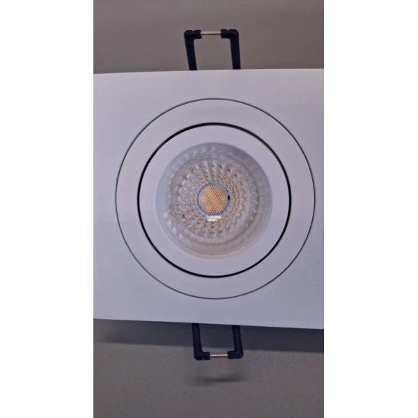 Світильник точковий врізний KLOODI KD-BASE SQ92 GU10 WH - Фото 2