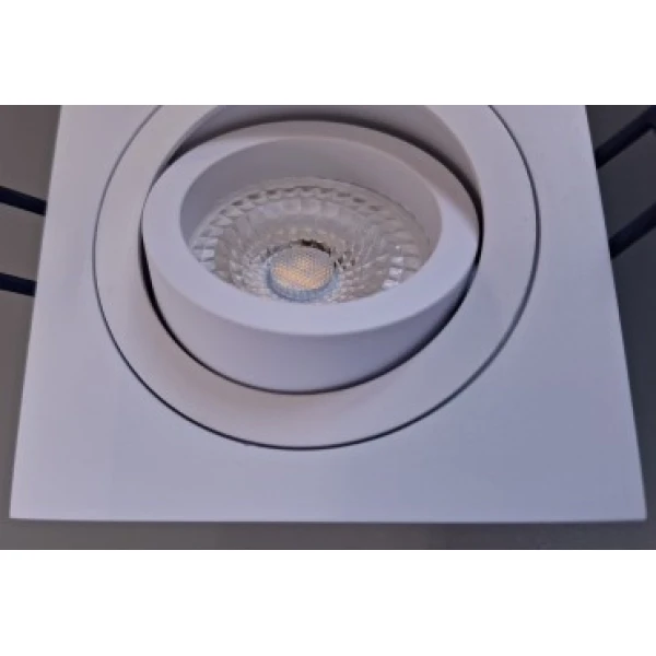 Світильник точковий врізний KLOODI KD-BASE SQ92 GU10 WH - Фото 4