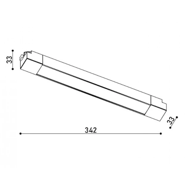 Світильник трековий KLOODI KD-LINE TR342 PC 20W 3K BK - Фото 4