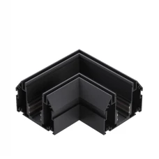 Kloodi KDMG-STRECTH ZM BASE 90 BK. З'єднання кутове 90° (стеля-стеля) для натяжного магнітного треку