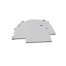 Kloodi KLP078 EC. Заглушка пластикова з двома отворами для гвинтів до LED профілю KLP078