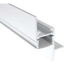 Kloodi KLP5113TR_3 (мм). Врізний алюмінієвий профіль з розсіювачем та ефектом "тіньового шва" 3м. (Ціна за 1 штуку)