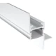 Алюмінієвий врізний профіль KLP5113TR_3 для LED стрічок, з розсіювачем KLOODI 3м. (Ціна за 1 штуку)