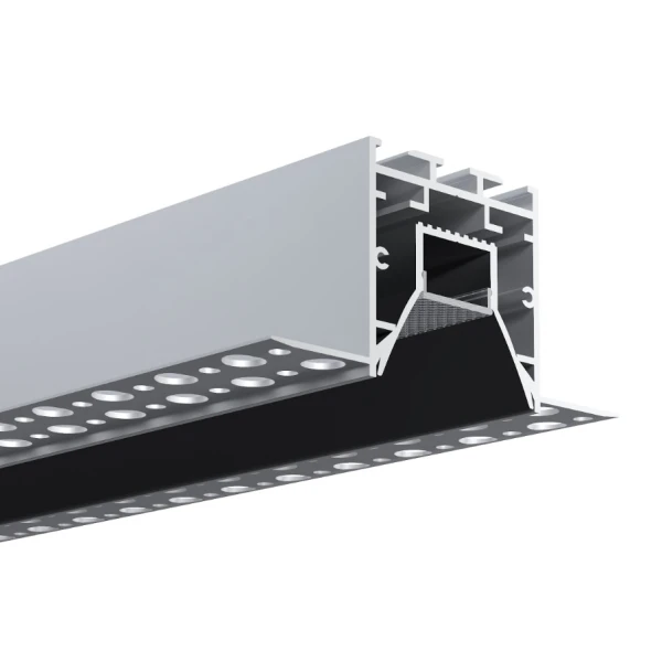 Алюмінієвий врізний профіль під шпаклівку KLP165 для LED стрічок, KLOODI 2м. (Ціна за 1 шт) - Фото 1