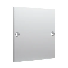 Kloodi KLP165 EC. Заглушка алюмінієва з двома отворами для гвинтів до LED профілю KLP165