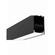 Kloodi KLP4075 41*75 (мм). Підвісний та накладний алюмінієвий профіль для LED стрічок 2,5 м (Ціна за 1 штуку)