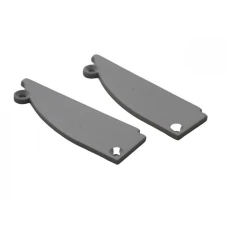 Kloodi KLP082 EC. Заглушка пластикова, сіра до LED профілю KLP082_3 WH