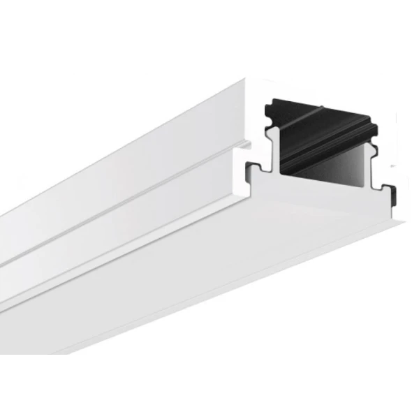 Алюмінієвий профіль KLP2213_2 KLOODI для LED стрічок, з розсіювачем підлогового монтажу 2м. (Ціна за 1 штуку) - Фото 1