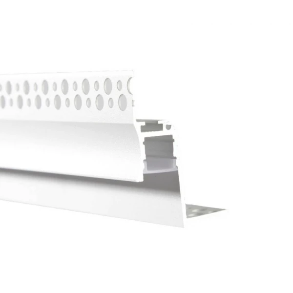 Алюмінієвий профіль KLP4062TR_3 KLOODI для LED стрічок, з розсіювачем врізного монтажу (ефект "тіньового шва") 3м. (Ціна за 1 штуку) - Фото 1