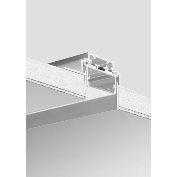 Алюмінієвий профіль GIZA для LED стрічок, з розсіювачем KLUS, 2м. (Ціна за 1 штуку) - Фото 6