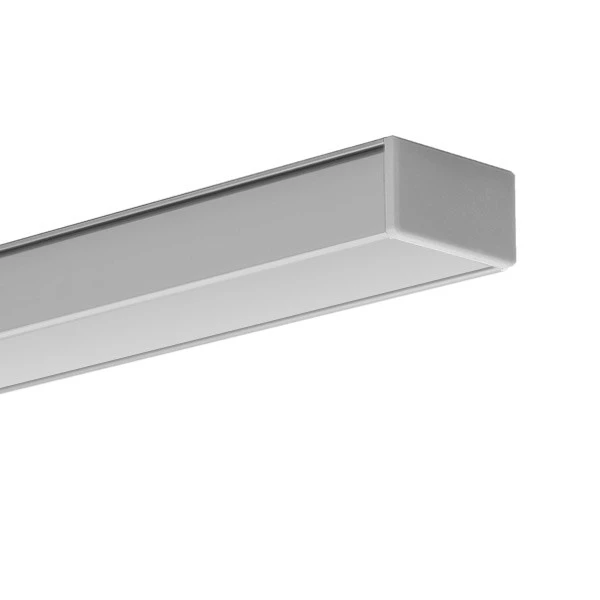 Алюмінієвий профіль GIZA-LL для LED стрічок, з розсіювачем KLUS, 3м. (Ціна за 1 штуку) - Фото 4