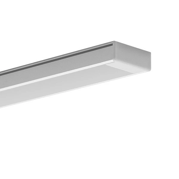 Алюмінієвий профіль GIZA для LED стрічок, з розсіювачем KLUS, 2м. (Ціна за 1 штуку) - Фото 3