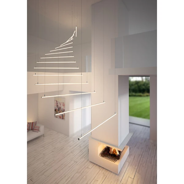 Алюмінієвий профіль JAZ для LED стрічок, з розсіювачем KLUS, 2м. (Ціна за 1 штуку) - Фото 4