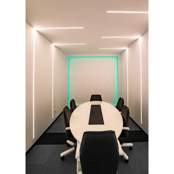 Алюмінієвий профіль KOZEL для LED стрічок під шпаклівку, з розсіювачем KLUS, 2м. (Ціна за 1 штуку) - Фото 12