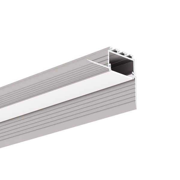 Алюмінієвий профіль KOZUS-CR для LED стрічок, з розсіювачем KLUS, 3м. (Ціна за 1 штуку) - Фото 1