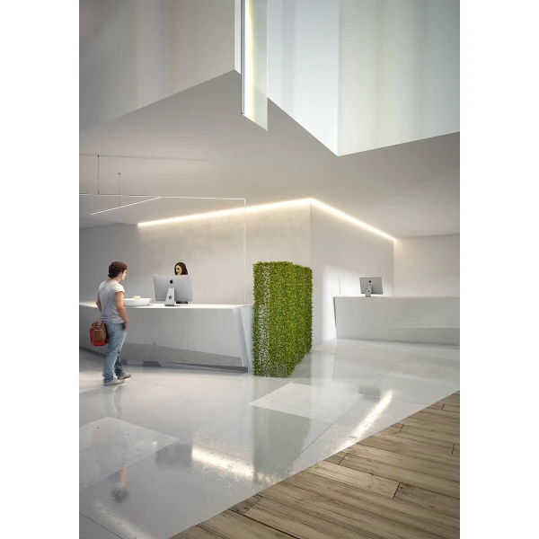 Алюмінієвий профіль KOZUS-CR для LED стрічок, з розсіювачем KLUS, 3м. (Ціна за 1 штуку) - Фото 6