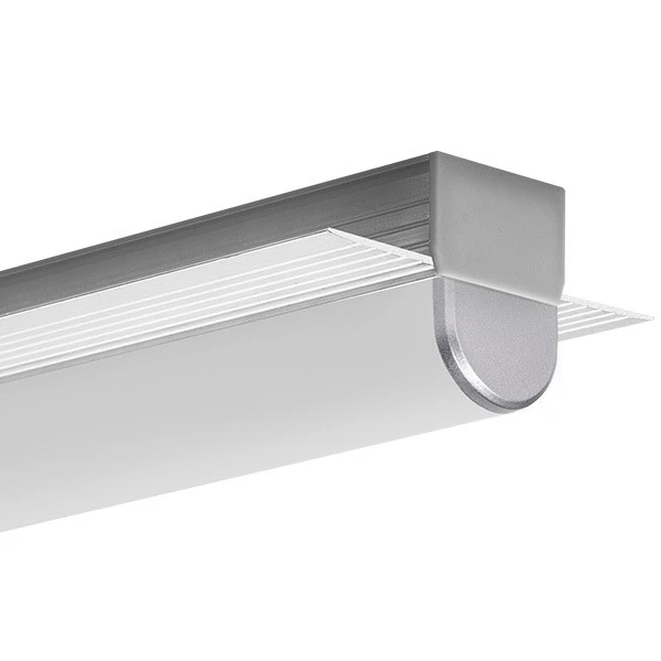 Алюмінієвий профіль KOZUS для LED стрічок під шпаклівку, з розсіювачем KLUS, 2м. (Ціна за 1 м.п.) - Фото 5