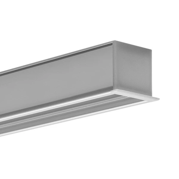 Алюмінієвий профіль LOKOM для LED стрічок, з розсіювачем KLUS, 2м. (Ціна за 1 штуку) - Фото 4