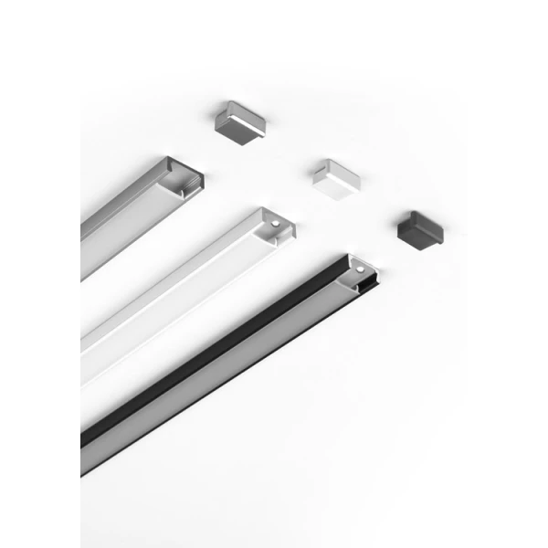 Алюмінієвий профіль MICRO-ALU для LED стрічок, з розсіювачем KLUS, 3м. (Ціна за 1 штуку) - Фото 8