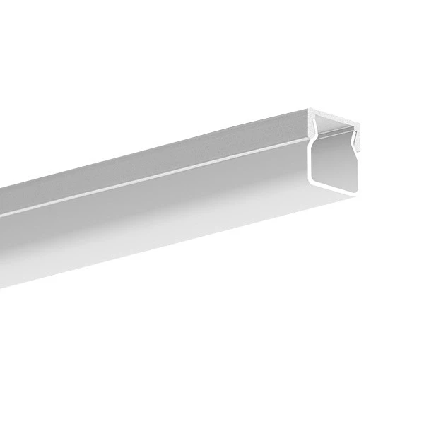 Алюмінієвий профіль MICRO-ALU для LED стрічок, з розсіювачем KLUS, 3м. (Ціна за 1 штуку) - Фото 3