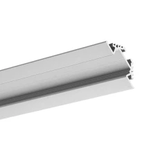 KLUS PAC-ALU 10,5*10,5(мм). Кутовий алюмінієвий профіль для LED стрічок, з розсіювачем. (Ціна за 1 м.п.)