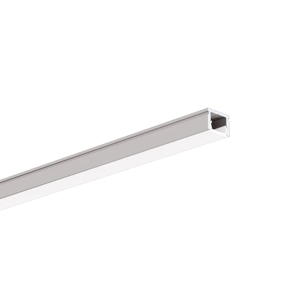 Алюмінієвий профіль PIKO 10*7 (мм) для LED стрічок, з розсіювачем KLUS, 3м. (Ціна за 1 штуку) - Фото 1