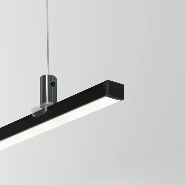 Алюмінієвий профіль PIKO 10*7 (мм) для LED стрічок, з розсіювачем KLUS, 3м. (Ціна за 1 штуку) - Фото 7