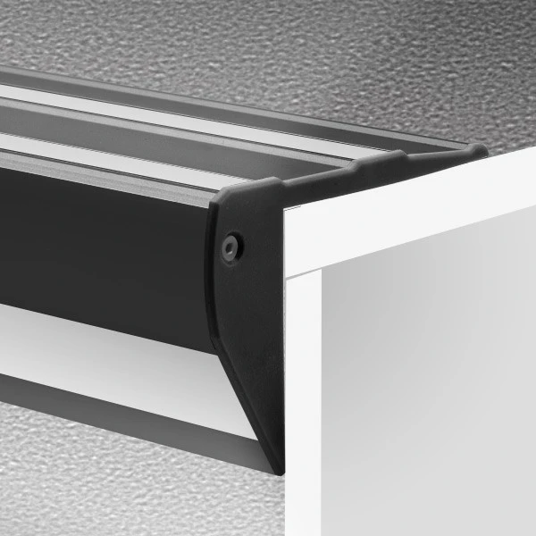 Алюмінієвий профіль сходовий STEPUS для LED стрічок, з розсіювачем KLUS. (Ціна за 1 м.п.) - Фото 7