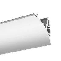 KLUS WERKIN 37*48,6 (мм). Кутовий алюмінієвий профіль для LED стрічок, з розсіювачем. (Ціна за 1 м.п.)
