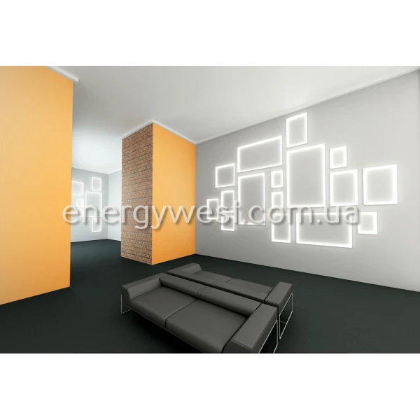 Алюмінієвий накладний профіль ЛП12 для LED стрічок, з розсіювачем LP. (Ціна за 1 м.п.) - Фото 2