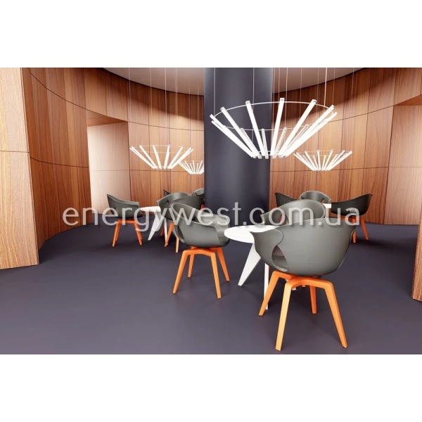 Алюмінієвий накладний профіль ЛПС12 для LED стрічок, з розсіювачем LP. (Ціна за 1 м.п.) - Фото 2