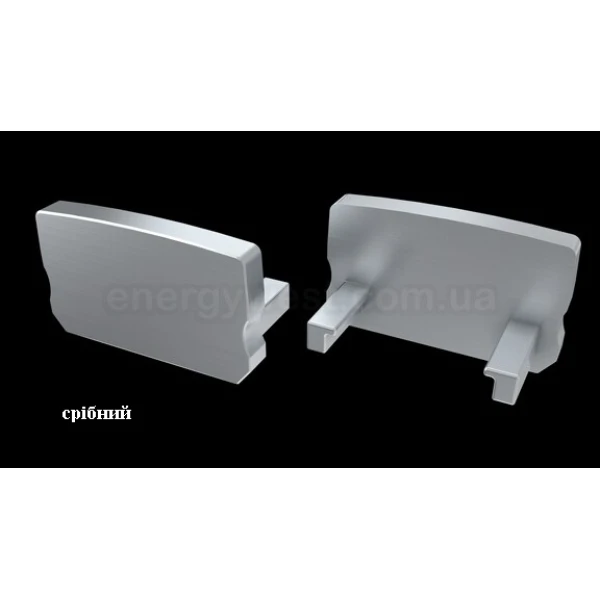 Заглушки для LED профілю типу D High LUMINES, 1 шт. - Фото 1