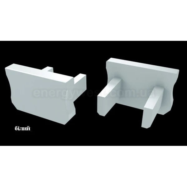 Заглушки для LED профілю типу X Slim LUMINES, 1 шт. - Фото 4