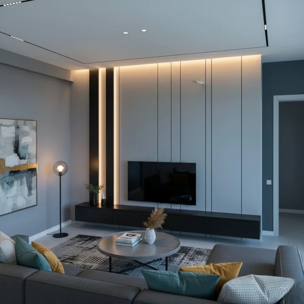 Алюмінієвий профіль тіньового шва з розсіювачем АПТШ-50 білий 3 м (Ціна за 1 м.п.) - Фото 3