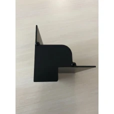 Алюмінієва заглушка для профіля тіньового шва АПТШ-21 LED чорна, 1 шт.