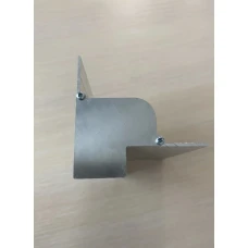 Алюмінієва заглушка для профіля тіньового шва АПТШ-21 LED без покриття, 1 шт.