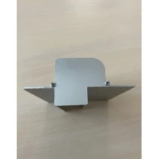 Алюмінієва заглушка для профіля тіньового шва РПТШ 22,5х37 LED без покриття, 1 шт.