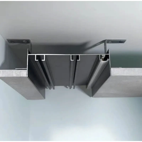 Вбудований карниз для гіпсокартону ГРАЦІЯ-2У LED ЛЮКС чорний, з розсіювачем Gracia-2u-led-lux-bl (Ціна за 1 м.п.) - Фото 13