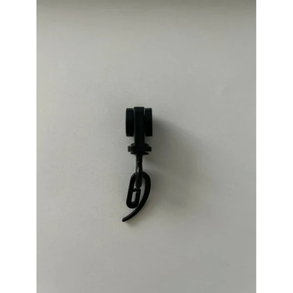 Швидкісний роликовий бігунок до дворядного карнизу прихованого монтажу BIG, білий/чорний 1шт. KPM172-53-big - Фото 4