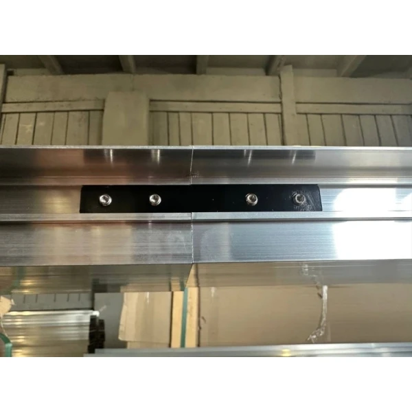 Механічне з'єднання до дворядного карнизу прихованого монтажу, чорний 1шт. KPM172-53-mz - Фото 3