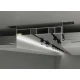 Дворядний карниз прихованого монтажу з led-підсвіткою без покриття, з розсіювачем KPM172-53-sl 172*53 (мм). (Ціна за 1 м.п.) / (Кратність замовлення: 3м)